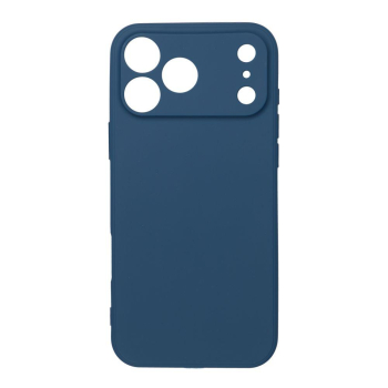 Etui na iPhone 17 Pro Max / 18 Pro Max (low camera edge) Soft ciemnoniebieskie-492579