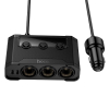 Ładowarka samochodowa Hoco z rozdzielaczem 2xUSB A + 2xUSB C + 3 port zapalniczki QC3.0 PD 240W Z64 czarna-493301