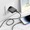 Ładowarka sieciowa do telefonu Hoco Slim USB A + USB C QC3.0 PD 3A 20W + kabel USB C do Lightning N38 czarna-493716