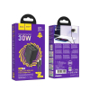 Ładowarka sieciowa do telefonu Hoco 2 x USB C + 2 x USB A QC3.0 PD 3A 30W + kabel USB C do Lightning N56 czarna-493755