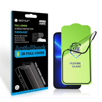 Szkło hybrydowe Bestsuit Flexible 5D Full Glue do Samsung Galaxy S26 Ultra czarny (działający czytnik)-501704