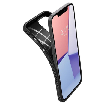 Futerał SPIGEN Liquid Air do IPHONE 12 / 12 PRO matte black-502736