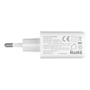 Ładowarka sieciowa do telefonu VEGER USB A + Typ C PD QC3.0 3,25A 65W + kabel USB C do USB C TR67 biała-632632