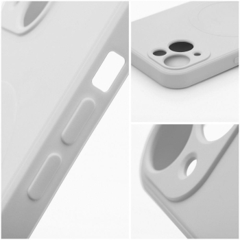 Etui na Samsung A27 Silicone Mag Cover zgodne z MagSafe (camera protection) tytanowo szare-632940