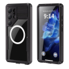 Etui na Samsung S26 ULTRA wodoodporne Shellbox Mars z metalowym ringiem czarne