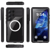 Etui na Samsung S26 ULTRA wodoodporne Shellbox Mars z metalowym ringiem czarne-634016