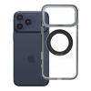 Etui na iPhone 17 Pro Max / 18 Pro Max (low camera edge) Frame Circle Stand zgodne z MagSafe czarne